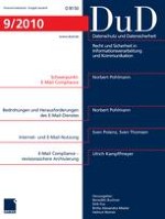 Datenschutz und Datensicherheit - DuD 9/2010