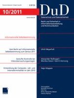 Datenschutz und Datensicherheit - DuD 11/2011