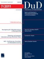 Datenschutz und Datensicherheit - DuD 7/2011