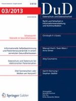 Datenschutz und Datensicherheit - DuD 3/2013