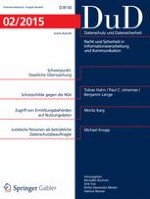 Datenschutz und Datensicherheit - DuD 2/2015