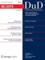 Datenschutz und Datensicherheit - DuD 6/2015