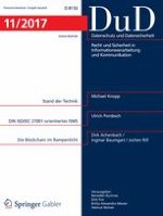 Datenschutz und Datensicherheit - DuD 11/2017