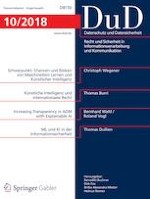 Datenschutz und Datensicherheit - DuD 10/2018