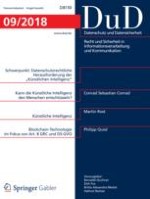 Datenschutz und Datensicherheit - DuD 9/2018