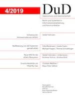 Datenschutz und Datensicherheit - DuD 4/2019