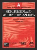 Metallurgical and Materials Transactions A 11/2007