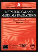 Metallurgical and Materials Transactions A 2/2010