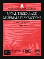 Metallurgical and Materials Transactions A 1/2012