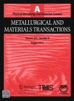 Metallurgical and Materials Transactions A 8/2012