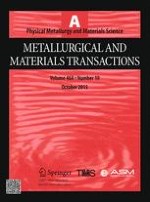 Metallurgical and Materials Transactions A 10/2015