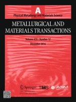 Metallurgical and Materials Transactions A 12/2016