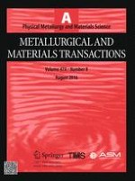 Metallurgical and Materials Transactions A 8/2016