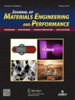 Journal of Materials Engineering and Performance 2/2017