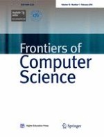 Frontiers of Computer Science 1/2016