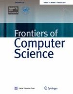 Frontiers of Computer Science 1/2017