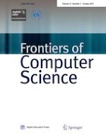 Frontiers of Computer Science 5/2019