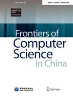 Frontiers of Computer Science 1/2009