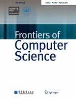 Frontiers of Computer Science 1/2013