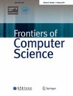 Frontiers of Computer Science 1/2014