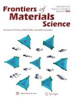 Frontiers of Materials Science 3/2020