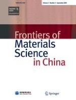 Frontiers of Materials Science 3/2009