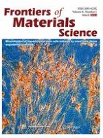 Frontiers of Materials Science 1/2014