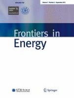Frontiers in Energy 3/2013
