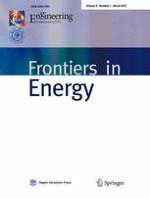 Frontiers in Energy 1/2015