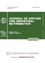 Journal of Applied and Industrial Mathematics 1/2024
