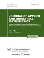 Journal of Applied and Industrial Mathematics 1/2011