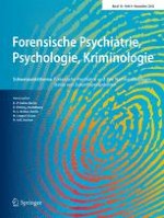 Forensische Psychiatrie, Psychologie, Kriminologie 4/2016