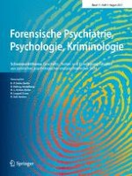 Forensische Psychiatrie, Psychologie, Kriminologie 3/2017