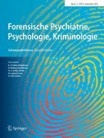 Forensische Psychiatrie, Psychologie, Kriminologie 4/2018