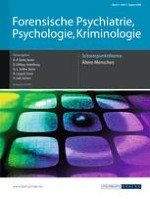 Forensische Psychiatrie, Psychologie, Kriminologie 3/2009