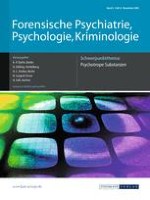 Forensische Psychiatrie, Psychologie, Kriminologie 4/2009