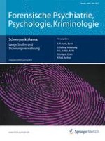 Forensische Psychiatrie, Psychologie, Kriminologie 2/2011