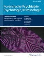 Forensische Psychiatrie, Psychologie, Kriminologie 3/2011