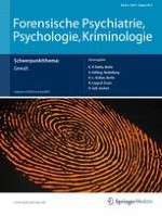 Forensische Psychiatrie, Psychologie, Kriminologie 3/2012