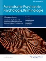 Forensische Psychiatrie, Psychologie, Kriminologie 4/2012