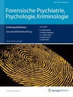 Forensische Psychiatrie, Psychologie, Kriminologie 1/2013