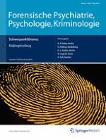 Forensische Psychiatrie, Psychologie, Kriminologie 2/2013