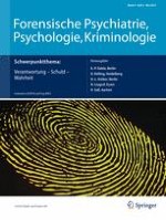 Forensische Psychiatrie, Psychologie, Kriminologie 2/2015