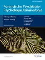 Forensische Psychiatrie, Psychologie, Kriminologie 4/2015