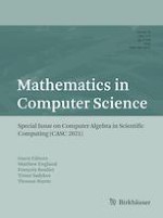 Mathematics in Computer Science 2-3/2022