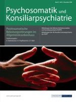 Psychosomatik und Konsiliarpsychiatrie 4/2008