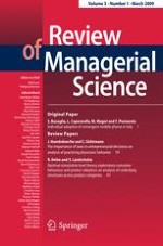 Review of Managerial Science 1/2009