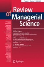 Review of Managerial Science 2/2009