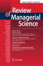 Review of Managerial Science 4/2012