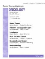 Current Treatment Options in Oncology 12/2019